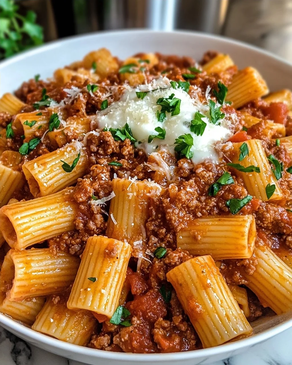 Rigatoni Bolognese