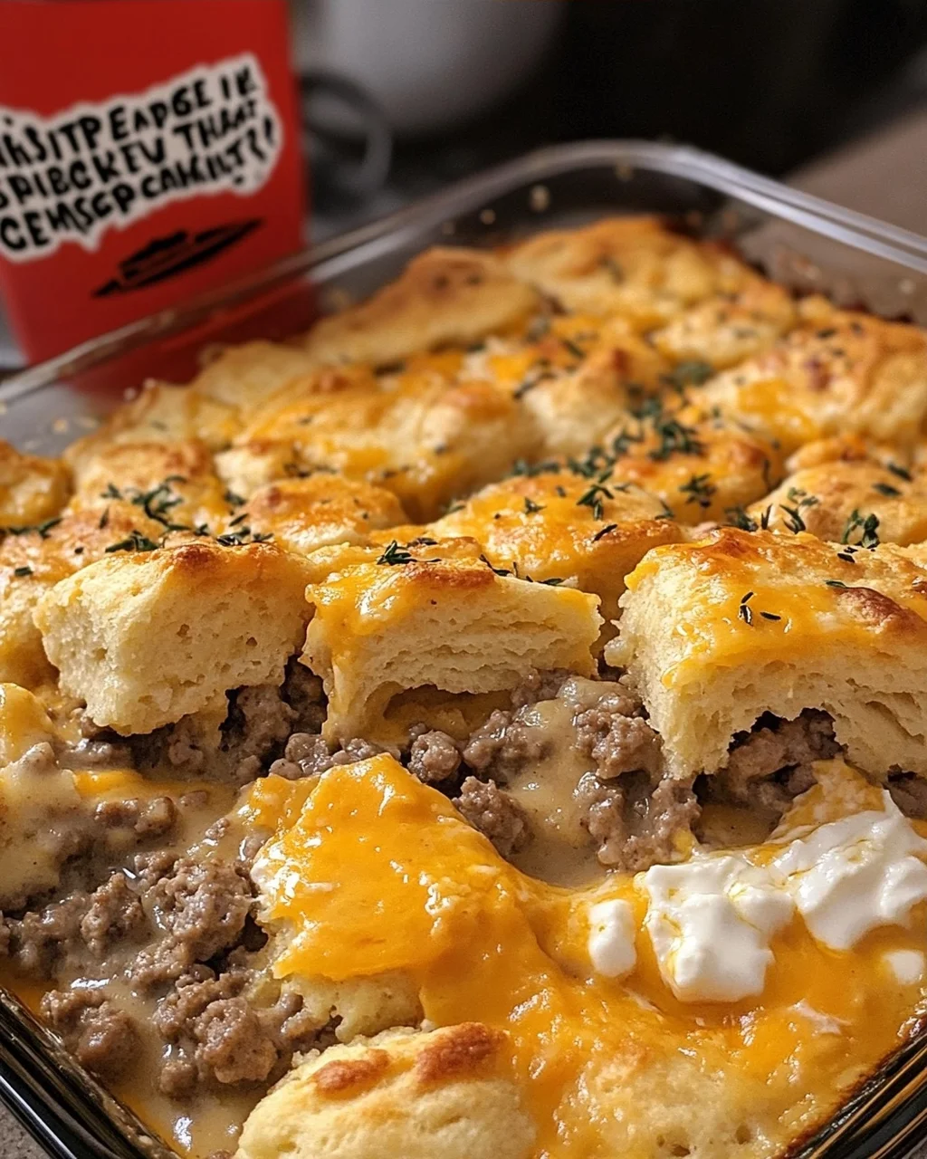 Sausage Biscuit Casserole