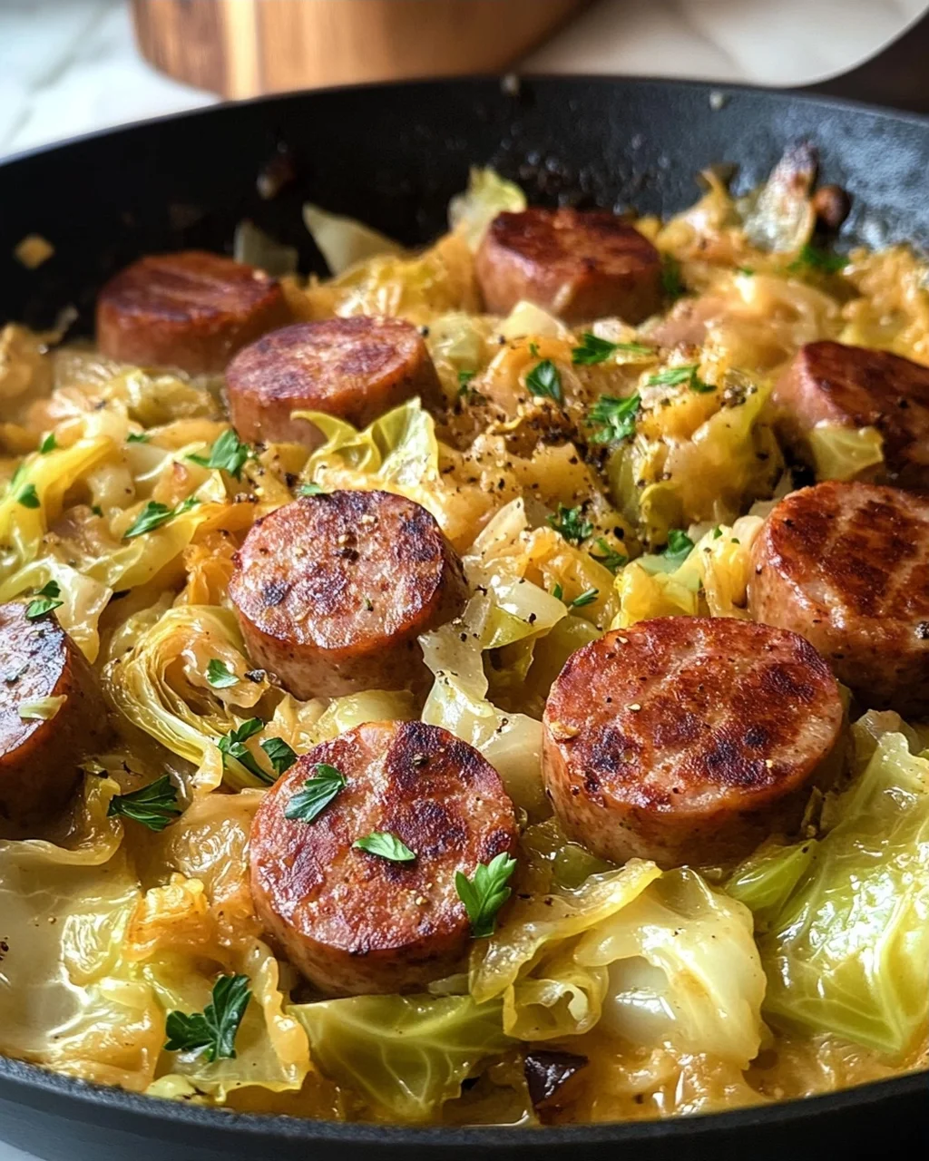 Sausage and Cabbage Skillet