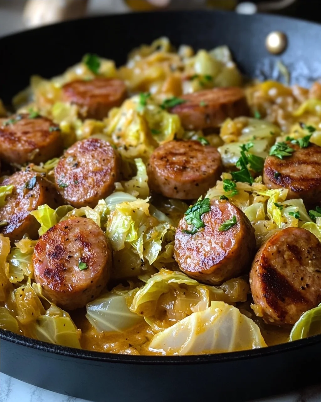 Sausage and Cabbage Skillet