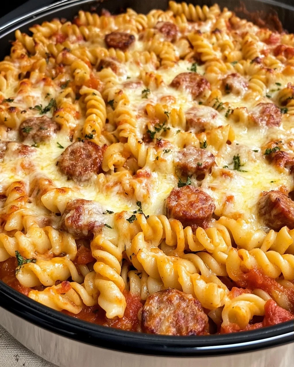Sausage and Pasta Slow Cooker