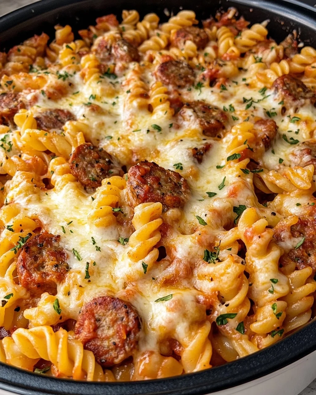 Sausage and Pasta Slow Cooker