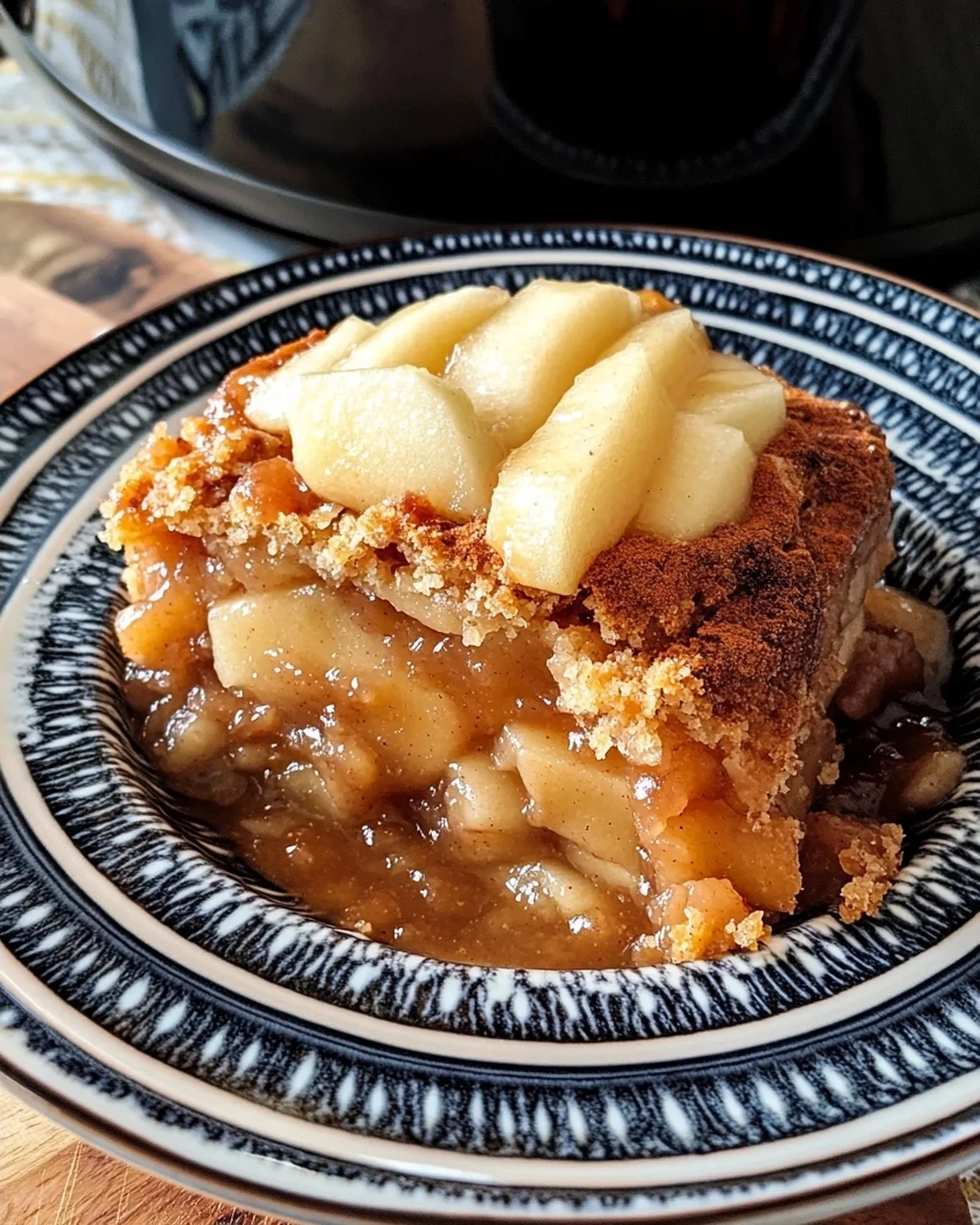 Slow Cooker Apple Dump Cake