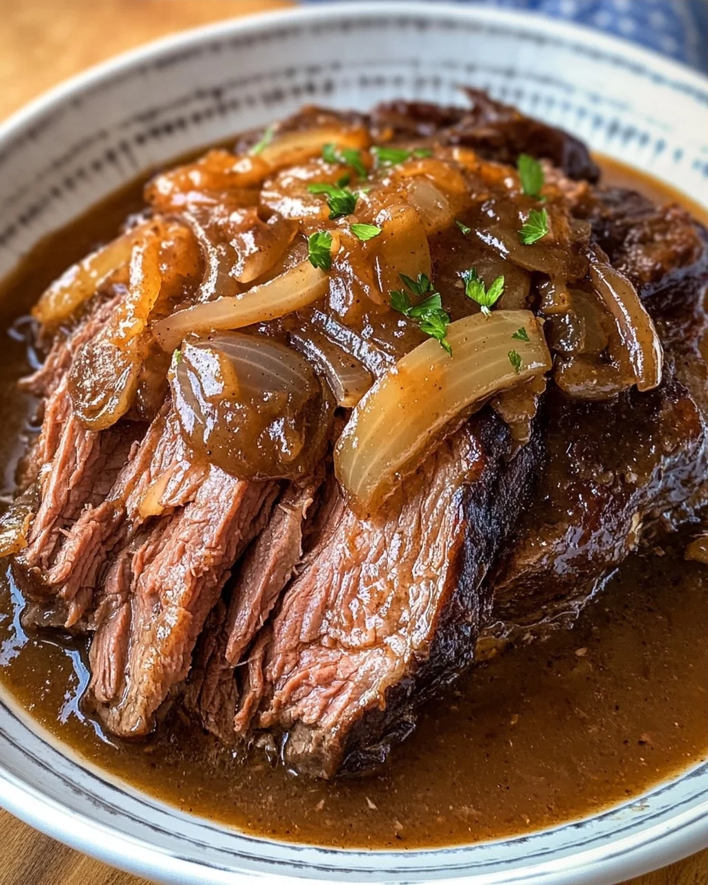 Slow Cooker French Onion Pot Roast