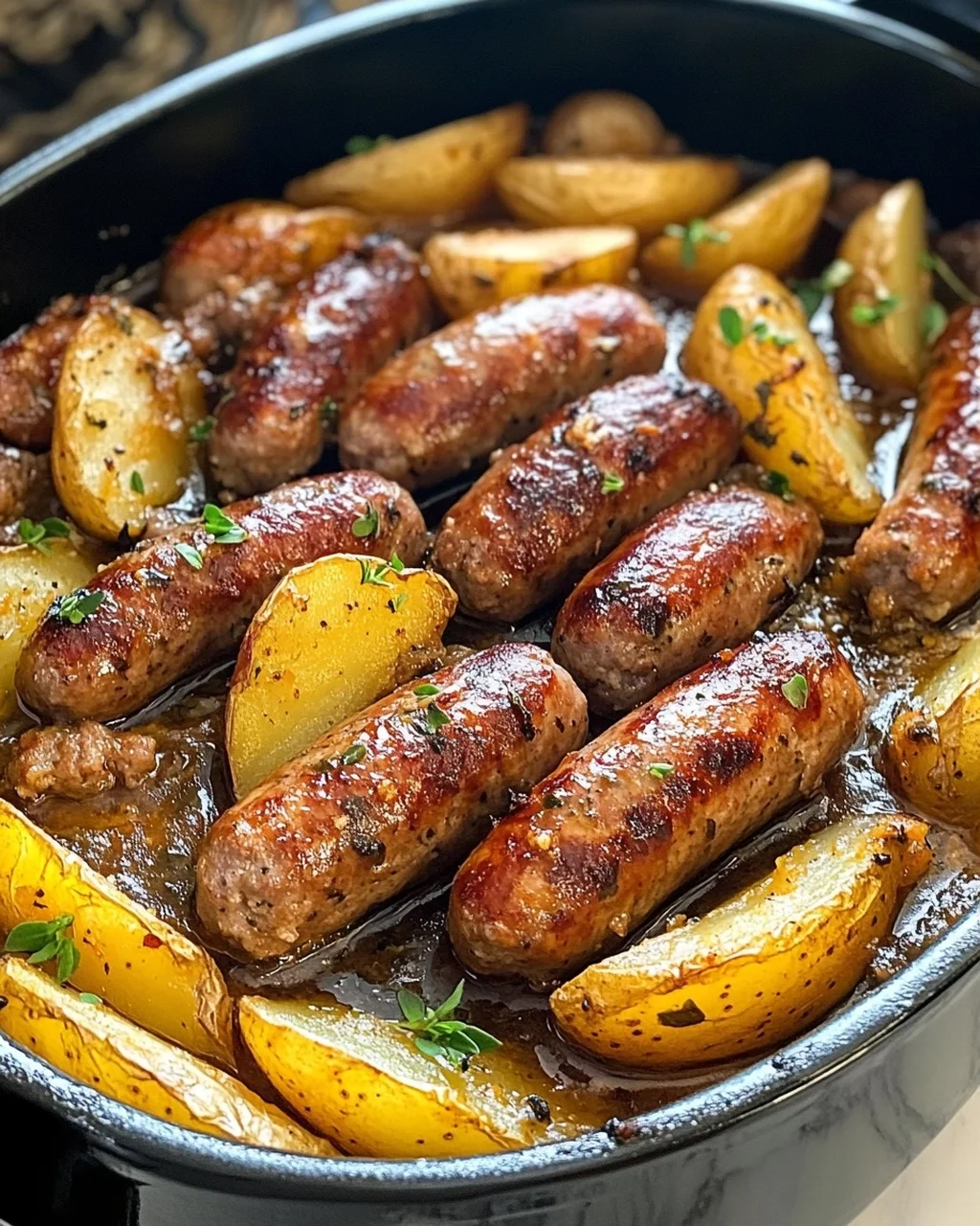 Slow Cooker Sausage and Potatoes