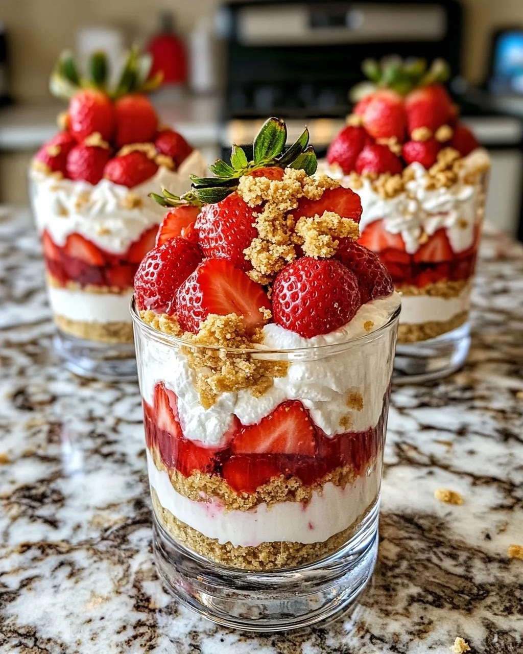 Strawberry Cheesecake Parfait Variations