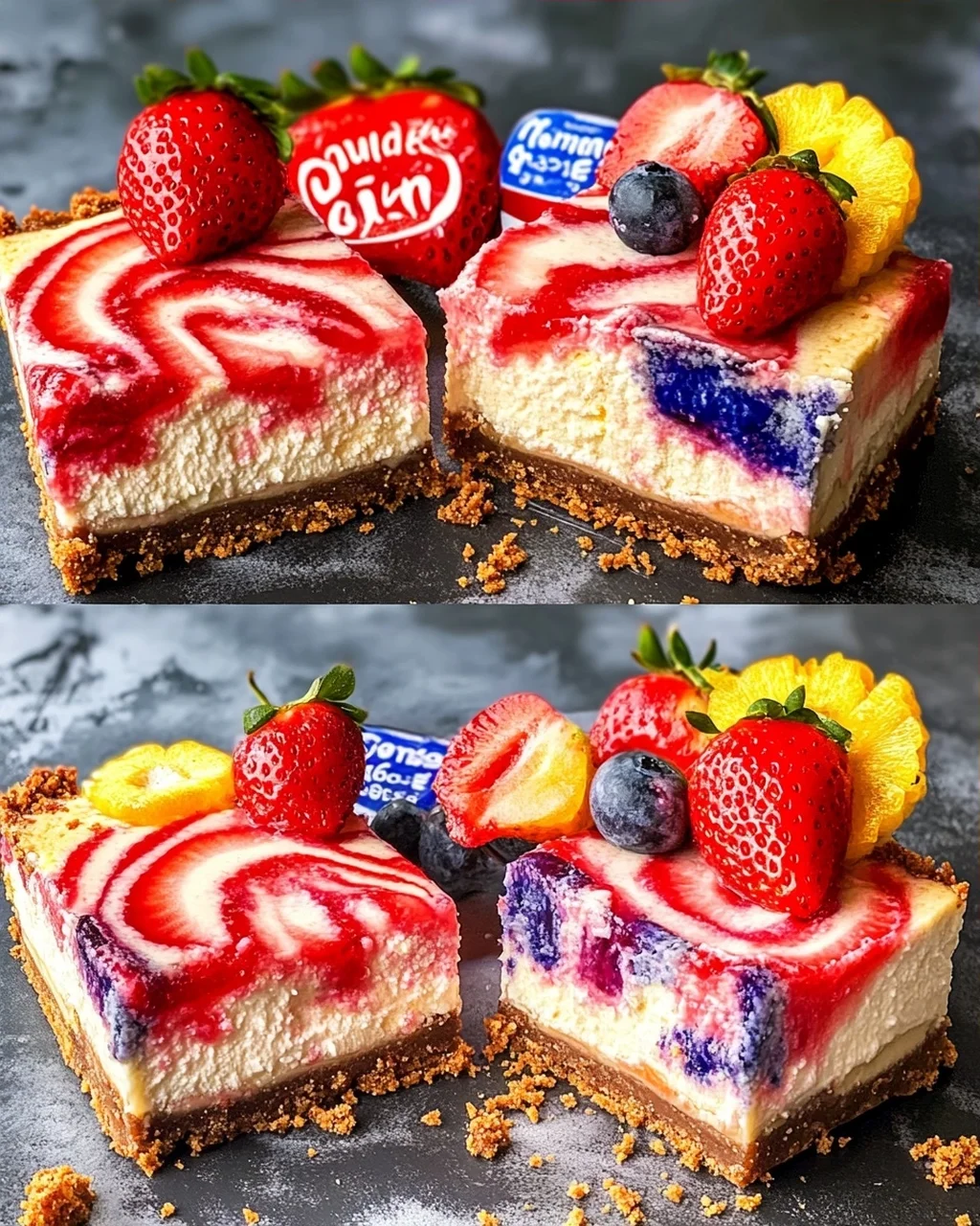 Swirl Cheesecake Bars